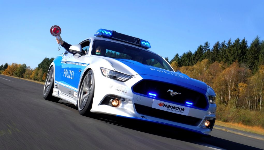 ford mustang polizei